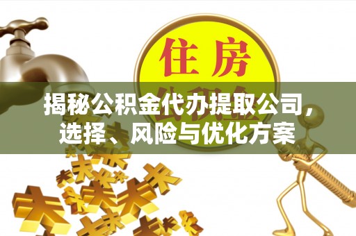 万江揭秘公积金代办提取公司，选择、风险与优化方案