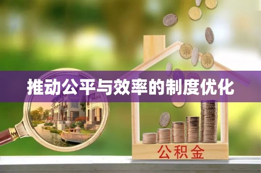 万江推动公平与效率的制度优化