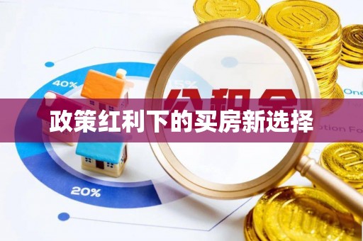 万江政策红利下的买房新选择