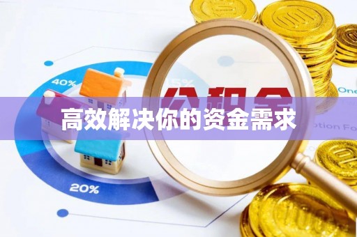 万江高效解决你的资金需求