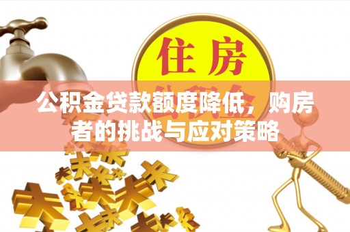万江公积金贷款额度降低，购房者的挑战与应对策略