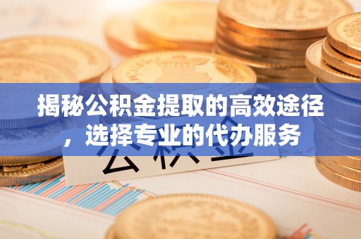 万江揭秘公积金提取的高效途径，选择专业的代办服务