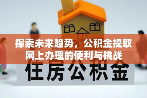 万江探索未来趋势，公积金提取网上办理的便利与挑战