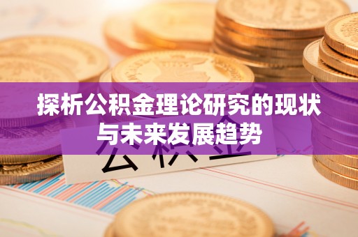 万江探析公积金理论研究的现状与未来发展趋势