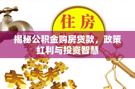 万江揭秘公积金购房贷款，政策红利与投资智慧