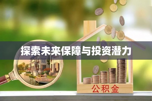 万江探索未来保障与投资潜力