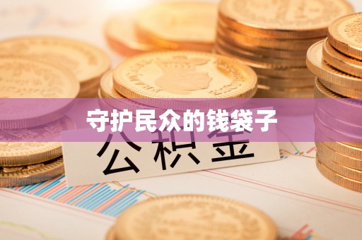 万江守护民众的钱袋子