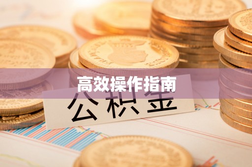 万江高效操作指南