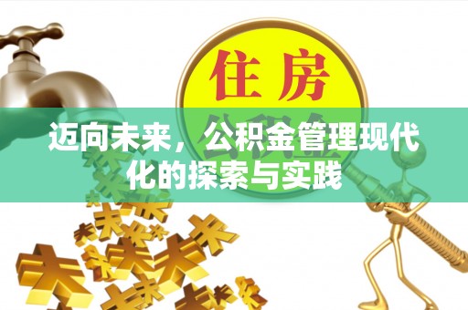 万江迈向未来，公积金管理现代化的探索与实践