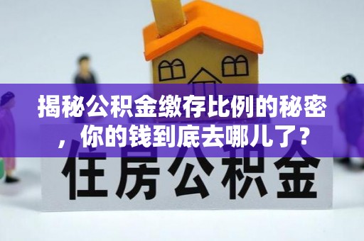 万江揭秘公积金缴存比例的秘密，你的钱到底去哪儿了？