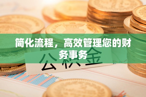 万江简化流程，高效管理您的财务事务