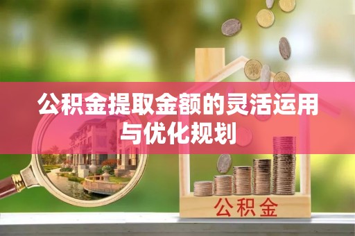 万江公积金提取金额的灵活运用与优化规划
